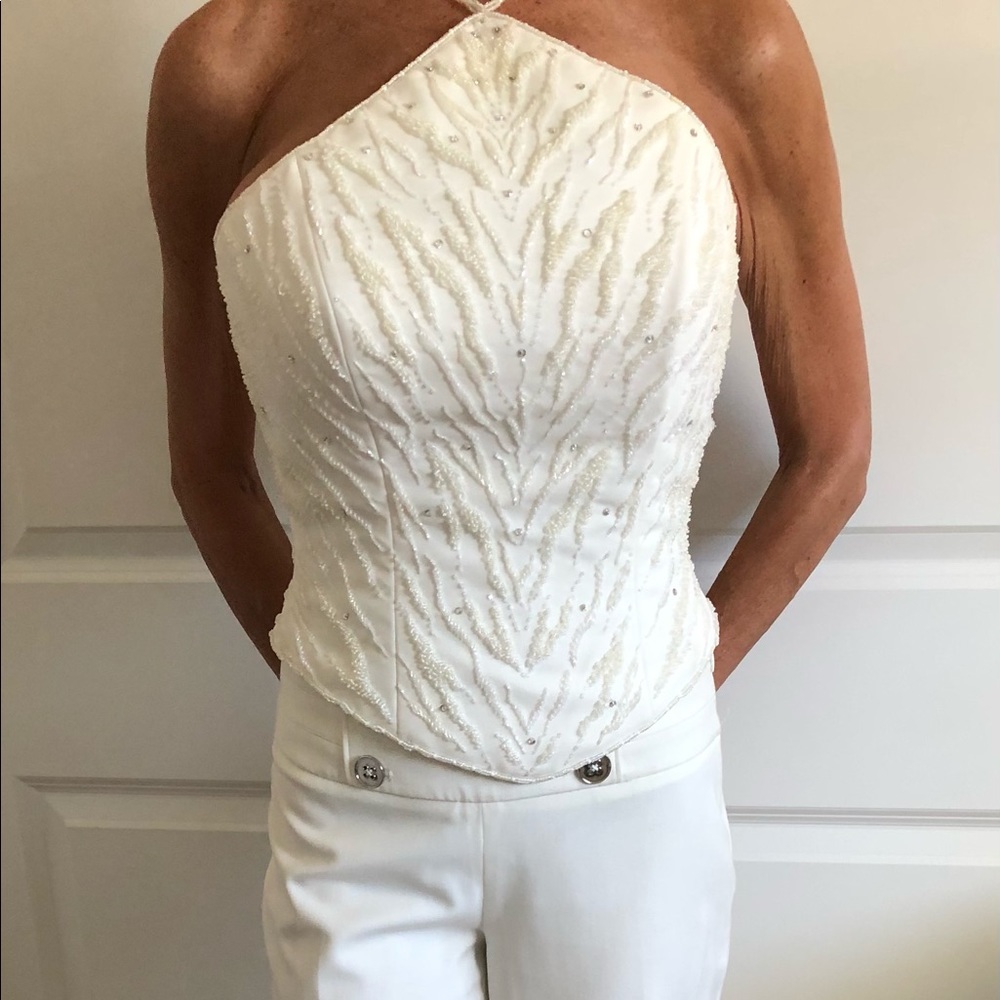 Beaded/Sequin Bustier Corset